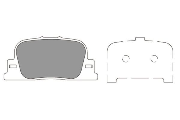 KAVO PARTS Комплект тормозных колодок, дисковый тормоз BP-9151